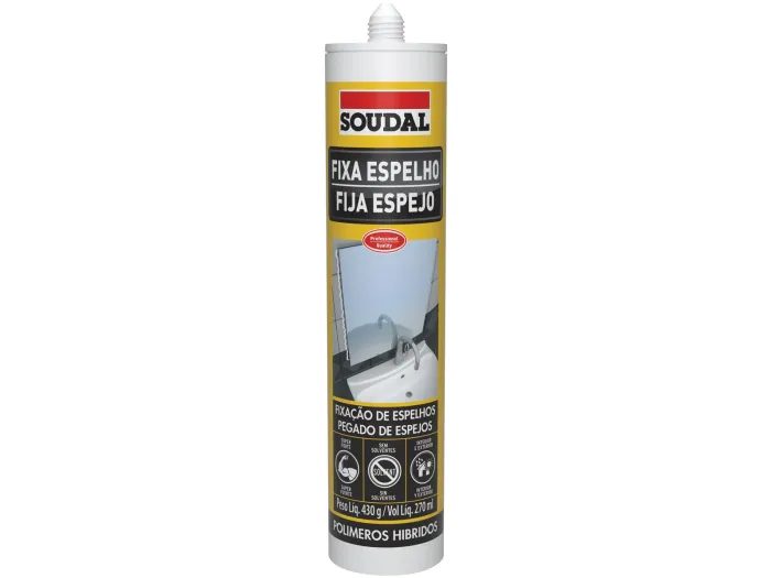 Mirror Adhesive White 290ml